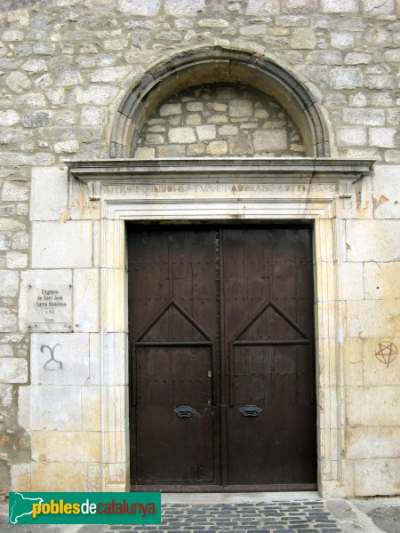Fortià - Església de Sant Julià, portalada