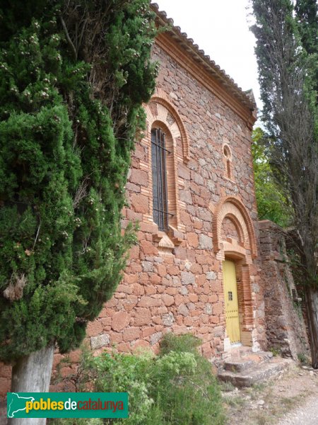 Sant Llorenç Savall - El Marquet de les Roques - Capella, exterior, accés a peu pla