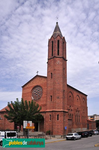 Església de Sant Genís, façana i lateral de llevant