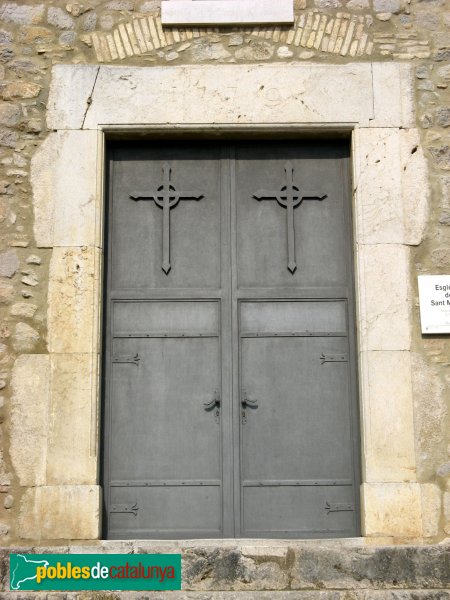Riumors - Església de Sant Memet, portalada