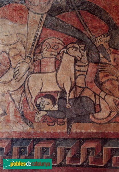 Polinyà - Sant Salvador, pintures murals, detall