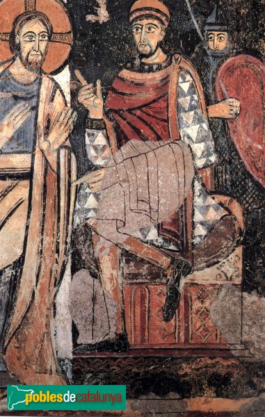 Polinyà - Sant Salvador, pintures murals, detall