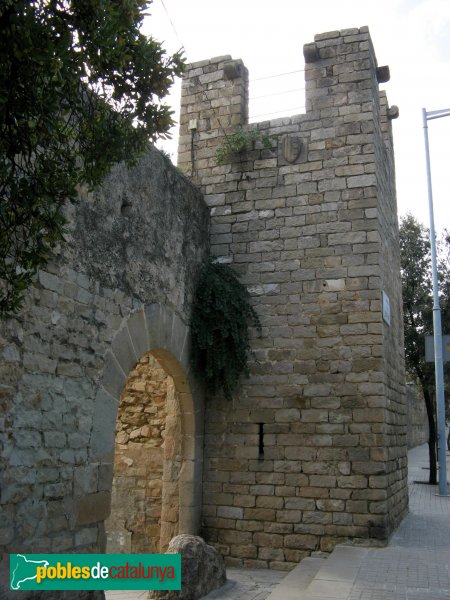 Barcelona - Monestir de Pedralbes, entrada nord del recinte