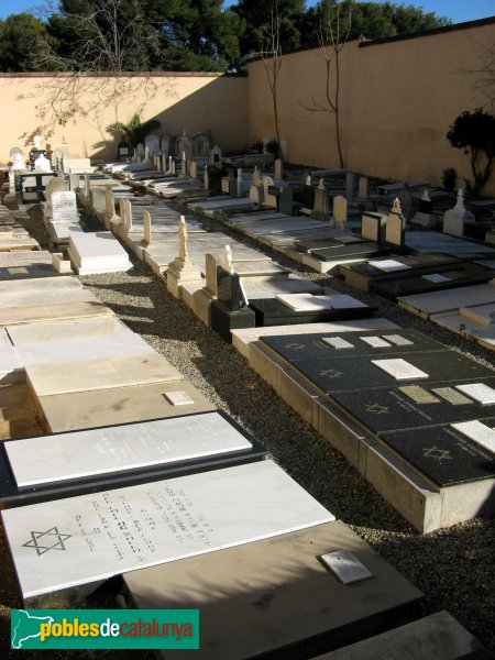 Barcelona - Cementiri de les Corts, cementiri jueu