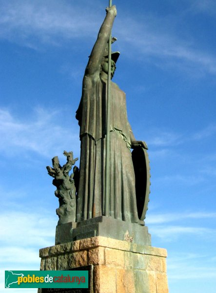 Tossa de Mar - Estàtua de Minerva