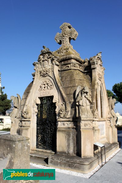 Lloret de Mar - Cementiri, panteó Cabañas