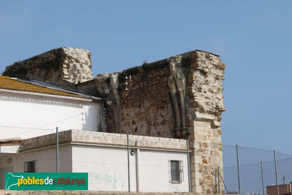 Blanes - Palau dels Cabrera, arrencada de les voltes