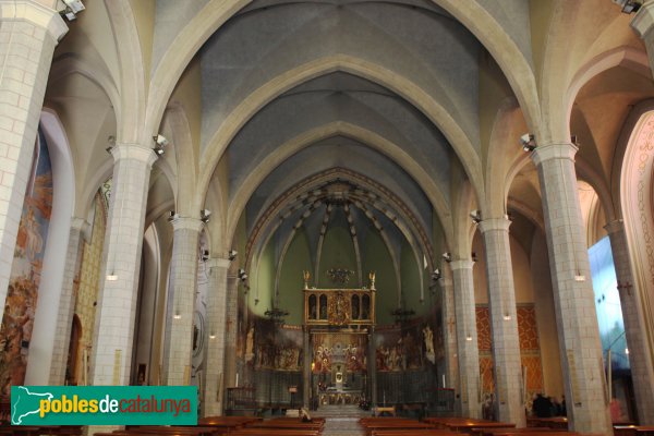 Blanes - Església de Santa Maria, interior