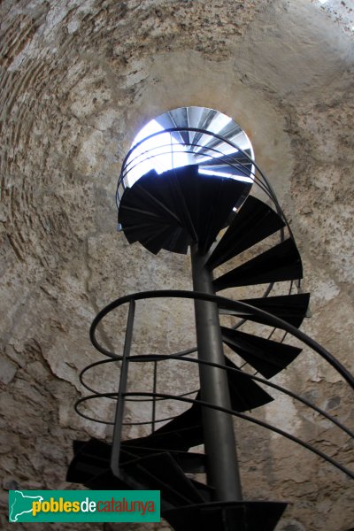 Arbúcies - Castell de Montsoriu, interior de la torre mestra