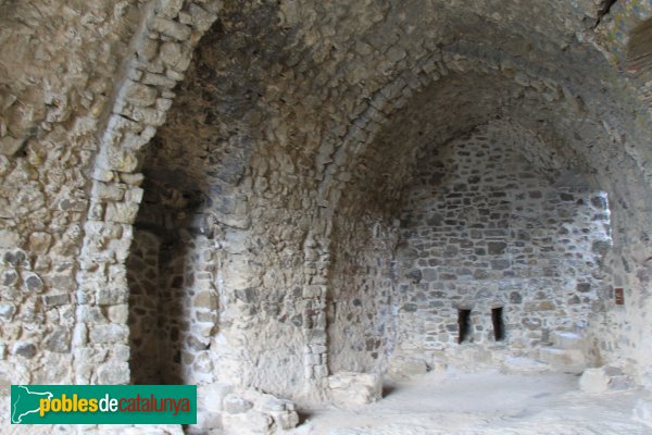 Arbúcies - Castell de Montsoriu, sala gòtica