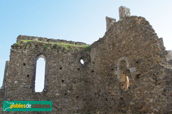 Arbúcies - Castell de Montsoriu, capella de Sant Pere, recinte gòtic
