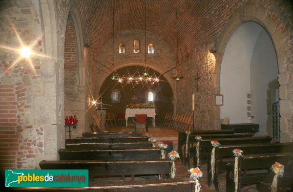 Riells i Viabrea - Església de Sant Martí, interior