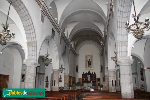 Sant Hilari Sacalm - Església parroquial, interior