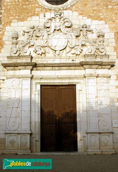 Borrassà - Església de Sant Andreu, portada