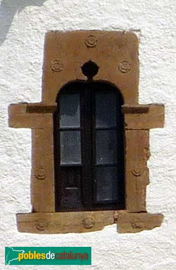 Rubí - Can Ramoneda, detall de la finestra