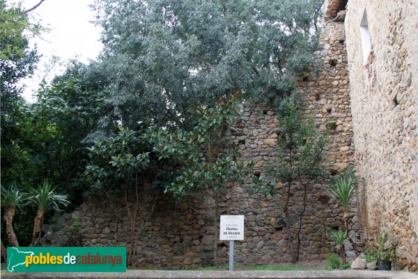 Boadella - Restes e la muralla