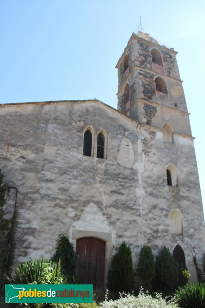 Riudarenes - Sant Martí de l'Esparra, abans de l'esfondrament