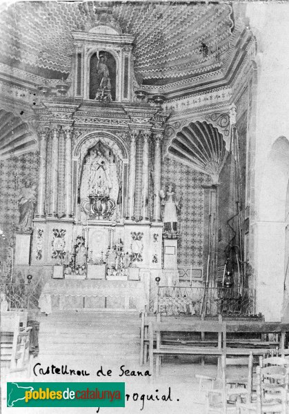 Castellnou de Seana - Sant Joan Baptista, retaule perdut