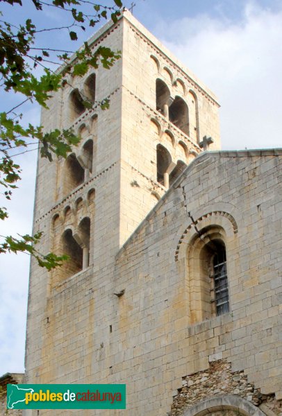 Vilabertran - Església de Santa Maria, campanar
