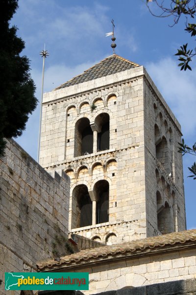 Vilabertran - Església de Santa Maria, campanar