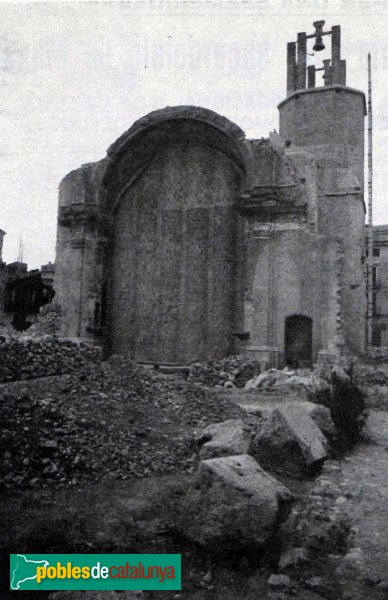 Figueres - Església de Sant Pere després de 1939