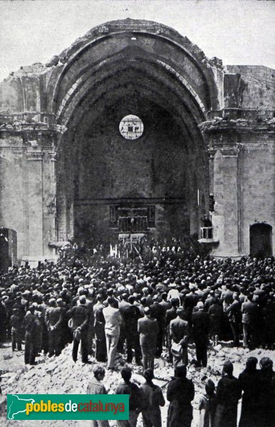 Figueres - Església de Sant Pere després de 1939