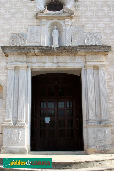 Caldes de Malavella - Església de Sant Esteve, portada
