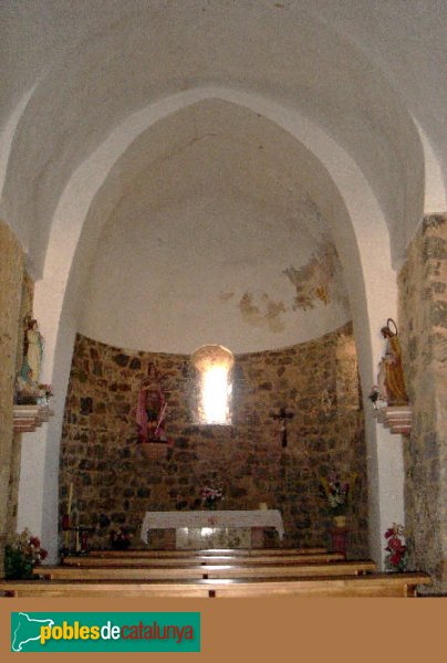 Brunyola - Sant Romà, interior