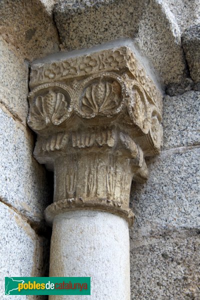 Santa Coloma de Farners - Sant Pere Cercada, capitell