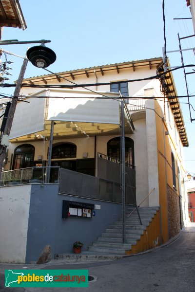 Cafè de l'Aliança, terrassa posterior