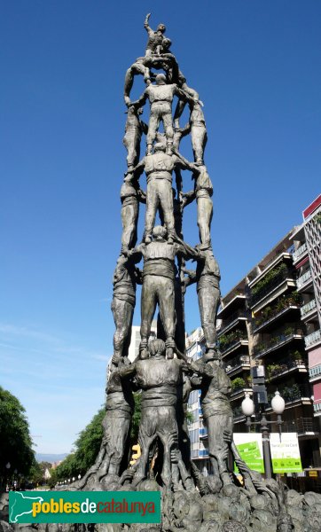 Tarragona - Monument als Castells (Foto: Alberto González Rovira, 2011) Tarragona - Monument als Castells