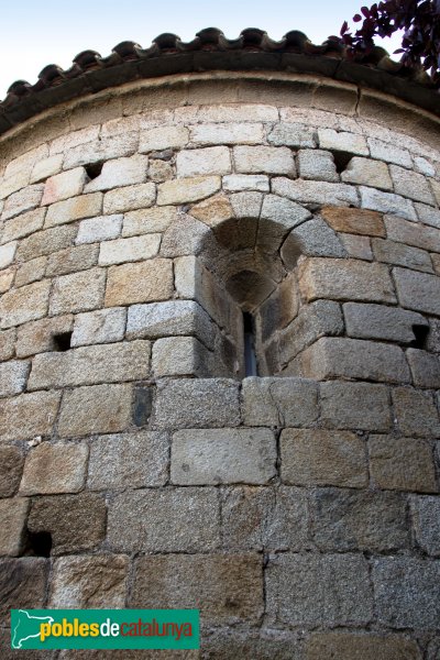 Mollet de Peralada - Absis de l'església de Sant Cebrià