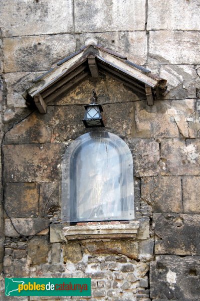 Barcelona - Portal del Bisbe (Porta Praetoria). Capella