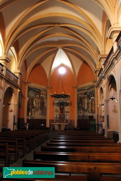 Sant Pere de Riudebitlles - Església, interior