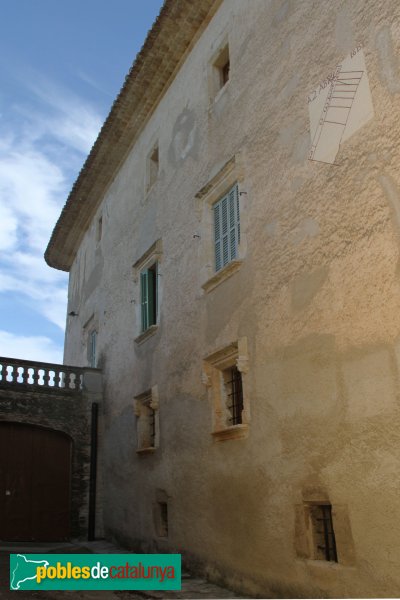 Subirats - Palau Gralla (Torre-ramona), façana de ponent