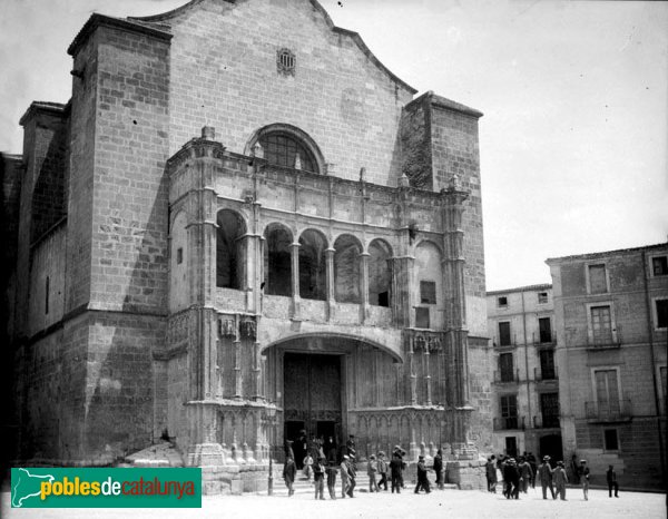Vilafranca - Basílica de Santa Maria, portada antiga