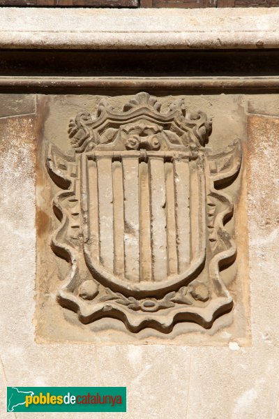Vilafranca del Penedès - Palau Baltà, detall porta