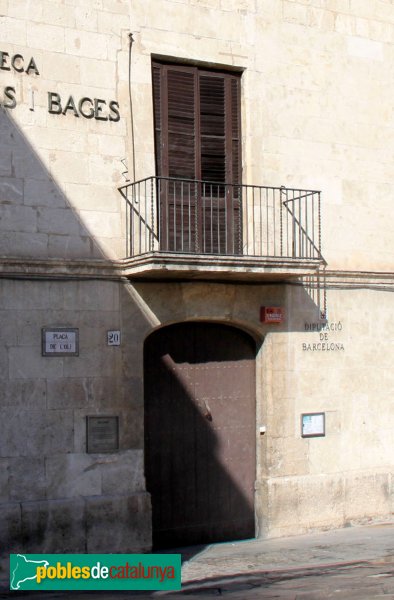 Vilafranca del Penedès - Cal Gomà, porta (Foto: Albert Esteves, 2012) Vilafranca del Penedès - Cal Gomà, porta