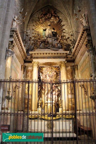 Barcelona - Església de Santa Maria del Pi: Capella de Sant Miquel