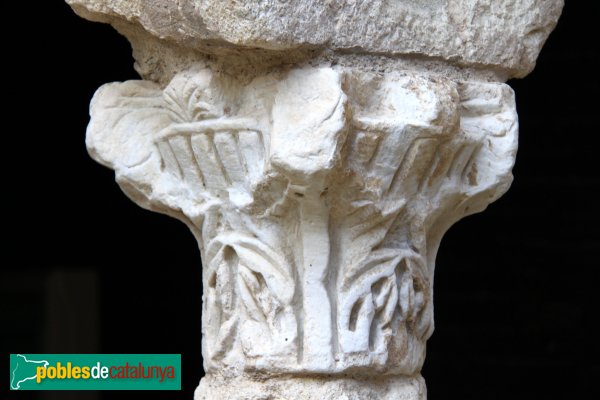Avinyonet del Penedès - Sant Sebastià dels Gorgs, capitell romà