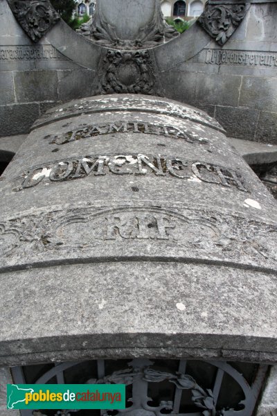Sant Sadurní d'Anoia - Cementiri. Panteó Domènech