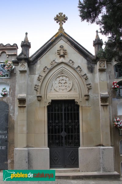 Sant Sadurní d'Anoia - Cementir. Panteó Raventós