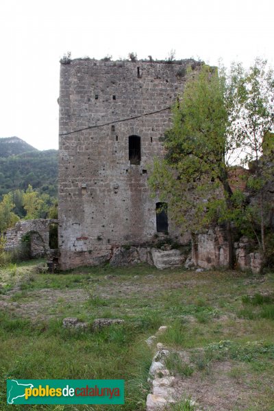 Mediona - Castell, torre del segle XV