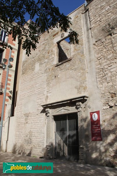 Barcelona - Convent de Sant Agustí, façana de la plaça de l'Acadèmia