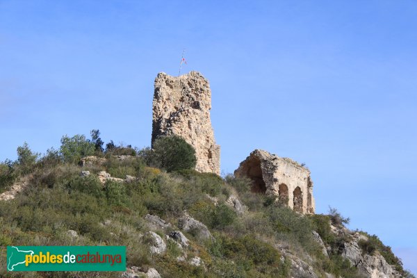 Castellví de la Marca - Castellvell: torre i capella, abans de la restauració