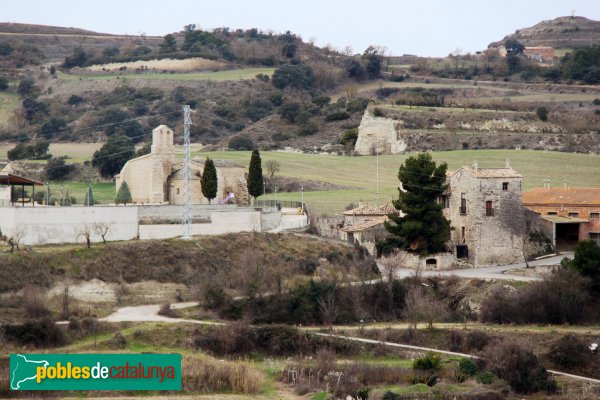 Ribera d´Ondara - Església de Sant Antolí i Casa d´hostes del Castell