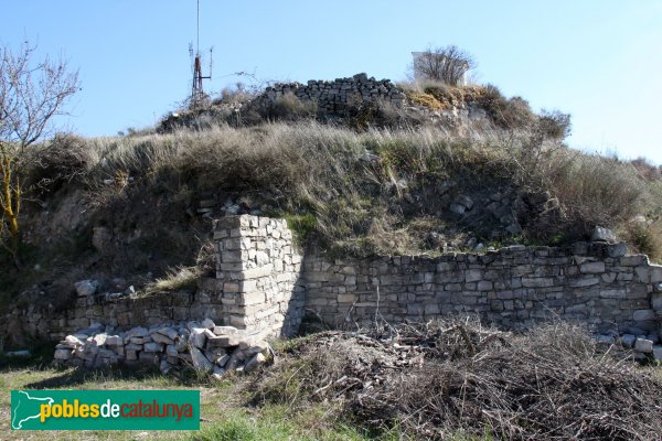 Ribera d'Ondara - Ruïnes del castell de Rubinat