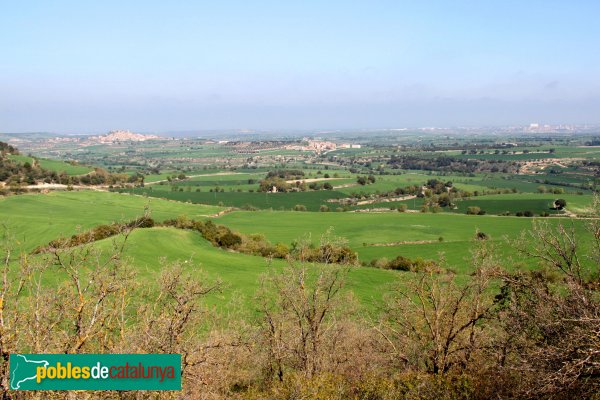 Montoliu - Panpràmica des de l'ermita de Sant Julià (Vilagrasseta)