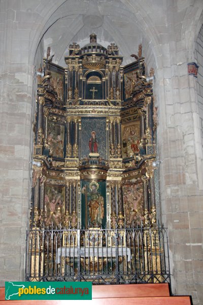 Cervera - Església de Santa Maria, retaule de Sant Andreu