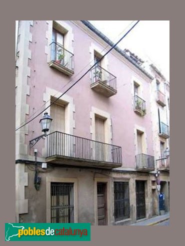 Cervera - Cal Solsona, façana carrer Major